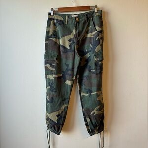 Superdown Women’s Camouflage Cargo Joggers